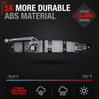 2007-2013 Chevrolet Avalanche Tahoe Suburban Sierra Silverado Cadillac Escalade GMC Denali Yukon Exterior Rear Driver Door Handle - Fine Silver Birch - Rear Driver Door Handle