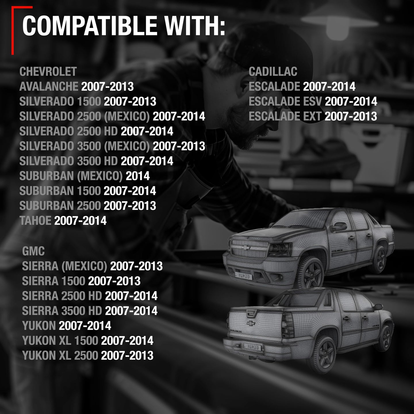 2007-2014 Chevrolet Silverado Front Passenger Door Handle, All Chrome - Front Passenger Handle without Keyhole