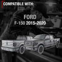 2015-2020 Ford F-150 Parking Sensors Housing Bezel, Rear Driver Side - Rear Bumper Parking Aid Sensor Bezel, Plastic