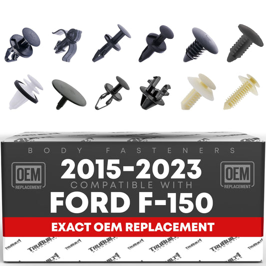 2015-2023 Ford F-150 110 pcs Body Fastener Kit - Bumper Fender Hood Door Trim