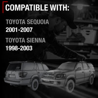 1998-2003 Toyota Sienna 2001-2007 Toyota Sequoia Tailgate Handle Assembly - Upgraded Metal Tailgate Latch Rear Door Trunk Handle - Metal