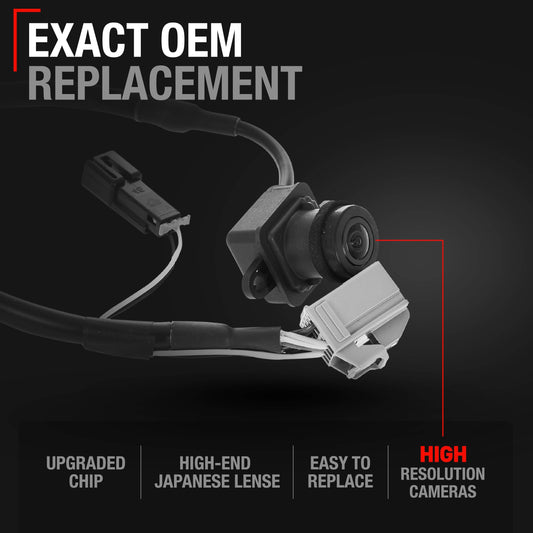 Dodge Journey Rear View Backup Camera - Reverse Park Assist - 2011-2020 Models