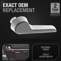 T1A Seat Recliner Handle, Front/Rear Right - Compatible with 2007-2013 Chevrolet Avalanche, 08-13 Silverado, 07-14 Suburban; 08-13 GMC Sierra, 07-14 Yukon XL - Textured Black - OEM 15232598, 97710 - Passenger Recliner Handle