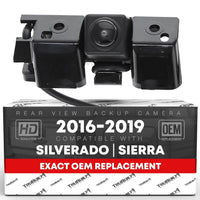 2016-2019 Chevrolet Silverado GMC Sierra 1500 2500 3500 Rear View Backup Camera - Reverse Park Assist Without EZ-LIFT