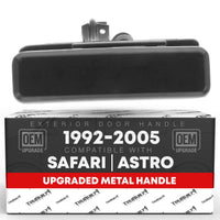 1992-2005 Chevrolet Astro GMC Safari Exterior Front Driver Door Handle - Smooth Metal - Driver Front Handle