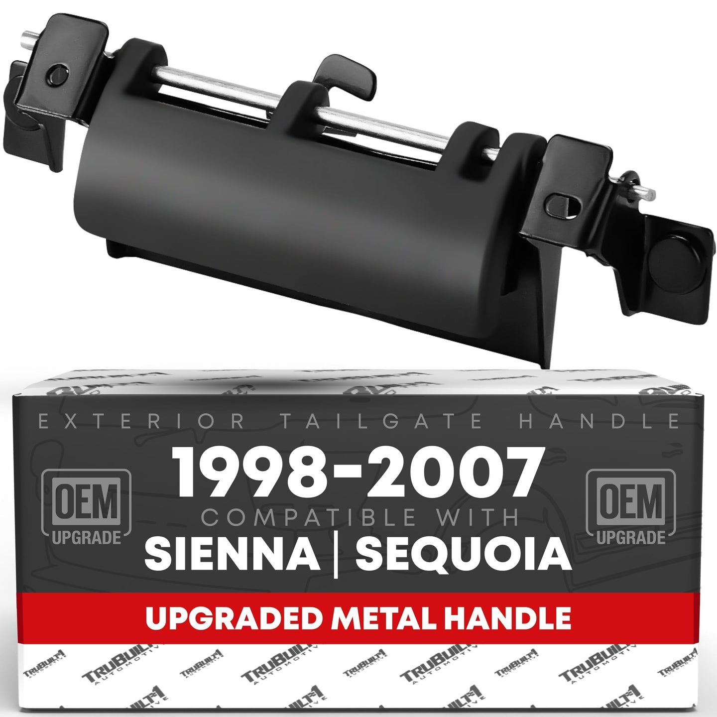 1998-2003 Toyota Sienna 2001-2007 Toyota Sequoia Tailgate Handle Assembly - Upgraded Metal Tailgate Latch Rear Door Trunk Handle - Metal