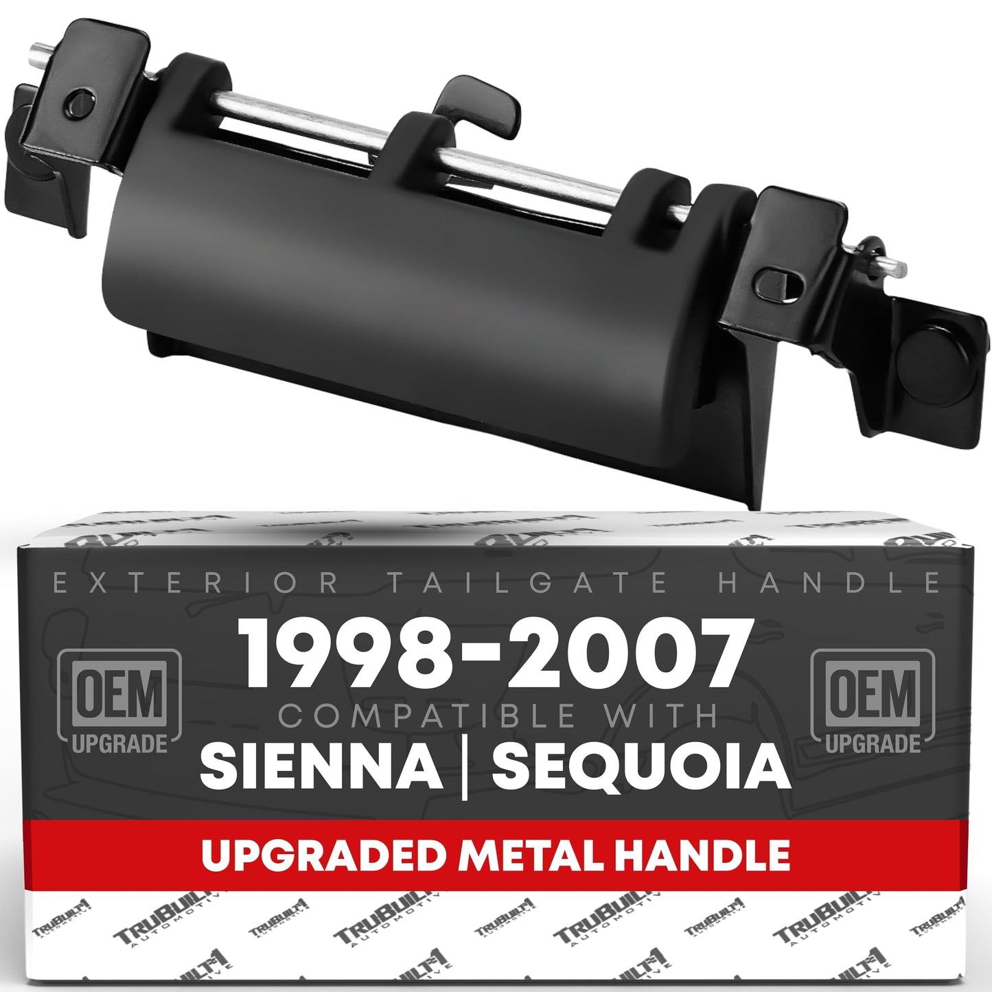 1998-2003 Toyota Sienna 2001-2007 Toyota Sequoia Tailgate Handle Assembly - Upgraded Metal Tailgate Latch Rear Door Trunk Handle - Metal