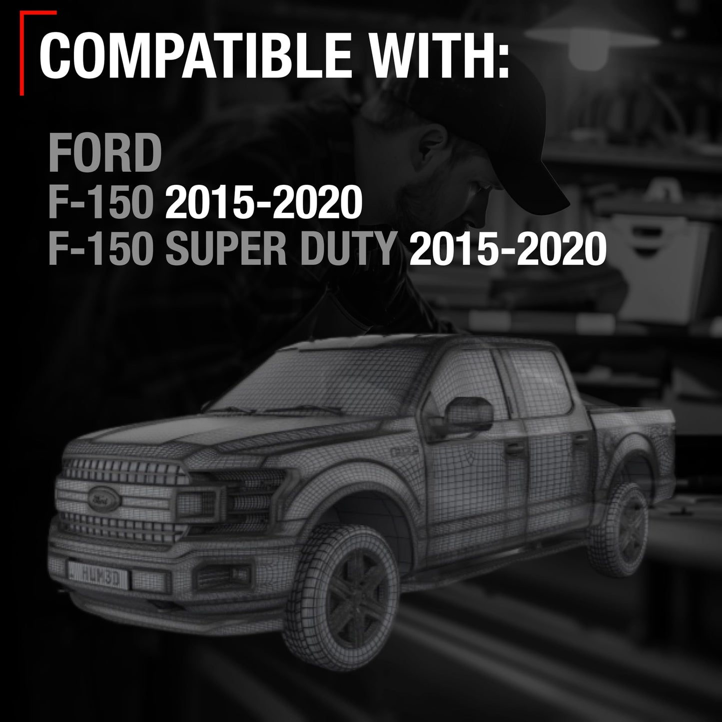 Ford F-150 Super Duty Parking Sensors - Front or Rear, Backup Reverse Assist Sensor Kit