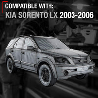 Kia Sorento Rear Passenger Door Handle - Primed Black - Plastic - Rear Passenger Side Handle
