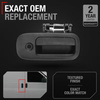 2003-2009 Chevrolet Express GMC Savana Exterior Passenger Sliding Door Handle - Textured Black - Right Side Sliding Door Handle