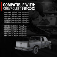 1988-2002 Chevrolet C1500 K1500 C2500 C3500 K2500 K3500 GMC C1500 K1500 C2500 C3500 K2500 K3500 Tailgate Bezel - Textured Black - Bezel