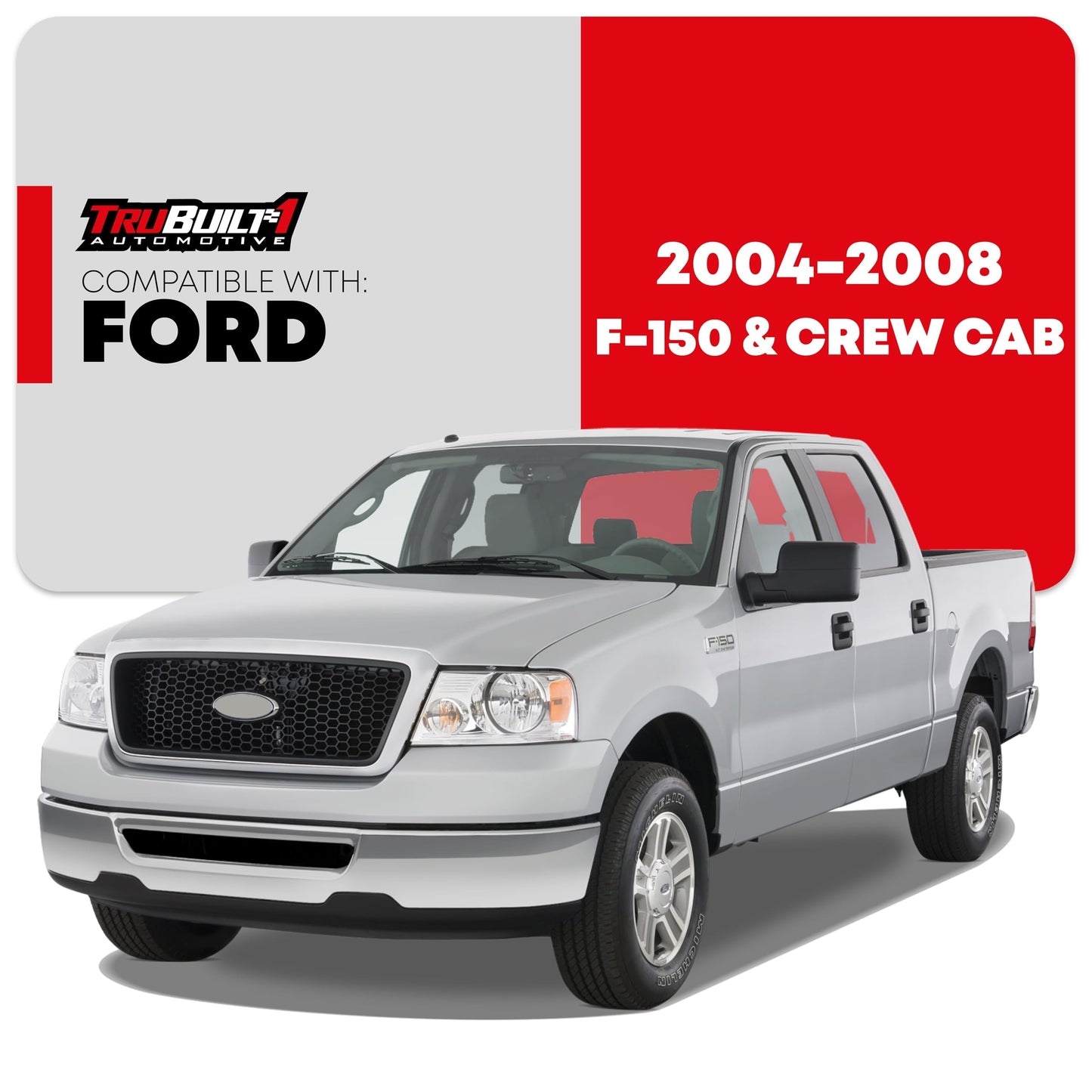 2004-2008 Ford F-150 Ford Lobo Lincoln Mark LT Power Window Regulator with Motor Assembly Front Driver Side - Regular and Crew Cab Models