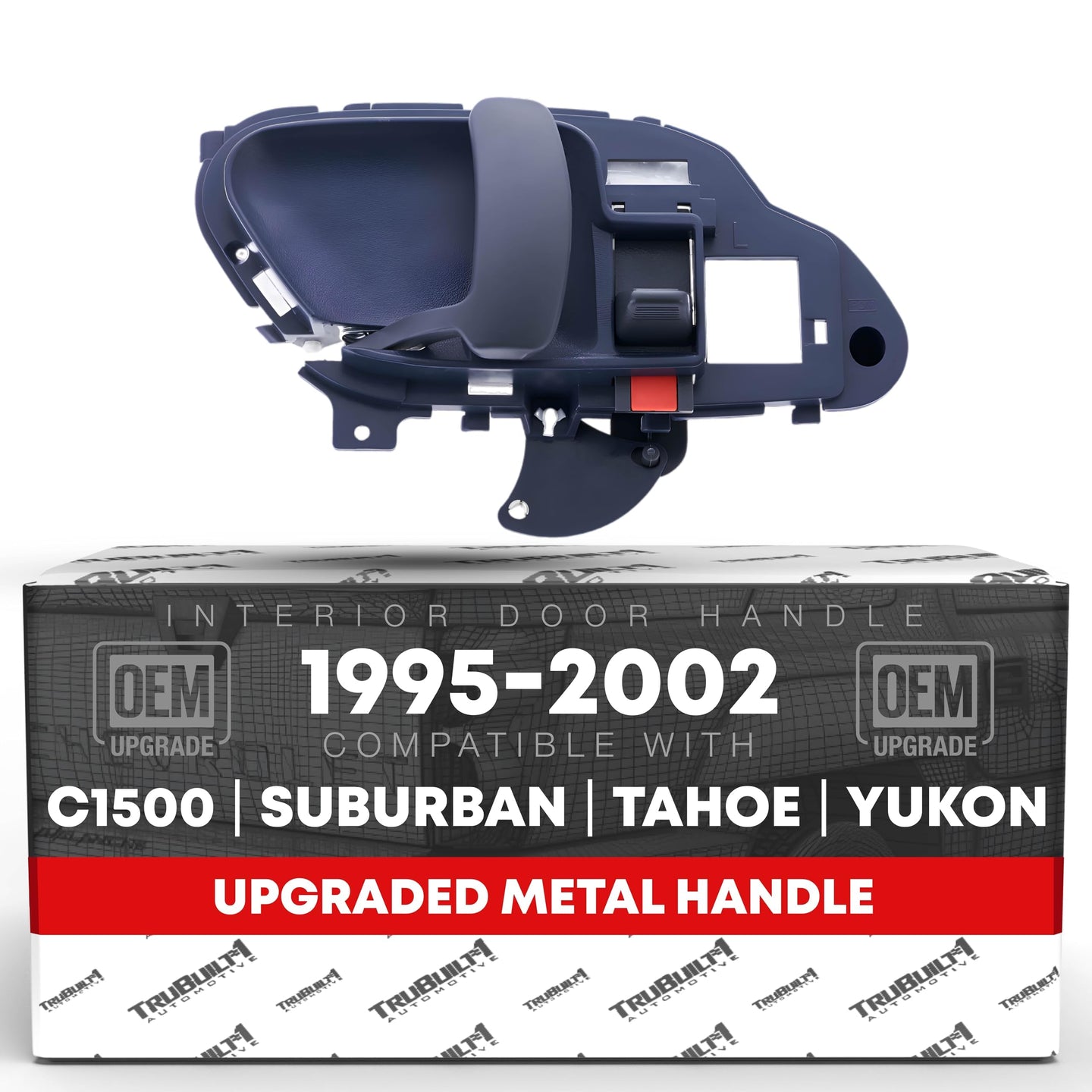 1995-2002 Chevrolet GMC C1500 K1500 C2500 K2500 C3500 K3500 C3500HD C5500 Suburban Interior Front/Rear Driver Door Handle - Blue - Front & Rear Left Side