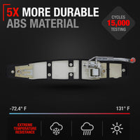 2007-2013 Chevrolet Avalanche Tahoe Suburban Silverado Cadillac Escalade GMC Sierra Denali Yukon Exterior Rear Passenger Door Handle - Olympic White - Rear Passenger Door Handle