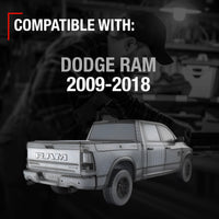 2009-2012 Dodge Ram 1500 2500 3500 Tailgate Handle Assembly Upgraded Metal with Keyhole