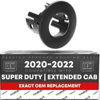 Ford Super Duty F-250/F-350 Sensor Bezel - Rear Driver Side - Exterior Bumper Housing - 2020-2022