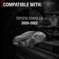 Toyota Corolla Side Mirror, Driver Side - Powered, Manual Fold, Heated, Flat Glass, Smooth Black - Driver Side Mirror