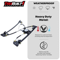 2004-2008 Ford F-150 Ford Lobo Lincoln Mark LT Power Window Regulator with Motor Assembly Front Driver Side - Regular and Crew Cab Models