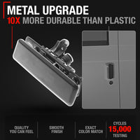 1992-2005 Chevrolet Astro GMC Safari Exterior Front Driver Door Handle - Smooth Metal - Driver Front Handle