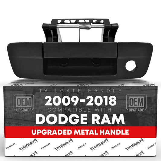 2009-2012 Dodge Ram 1500 2500 3500 Tailgate Handle Assembly Upgraded Metal with Keyhole