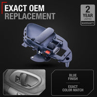 1995-2002 Chevrolet GMC C1500 K1500 C2500 K2500 C3500 K3500 C3500HD C5500 Suburban Interior Front/Rear Driver Door Handle - Blue - Front & Rear Left Side