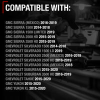 2014-2018 Chevrolet Silverado Rear Driver or Passenger Door Handle & Cover, Textured Black - Rear Driver or Passenger Side Handle