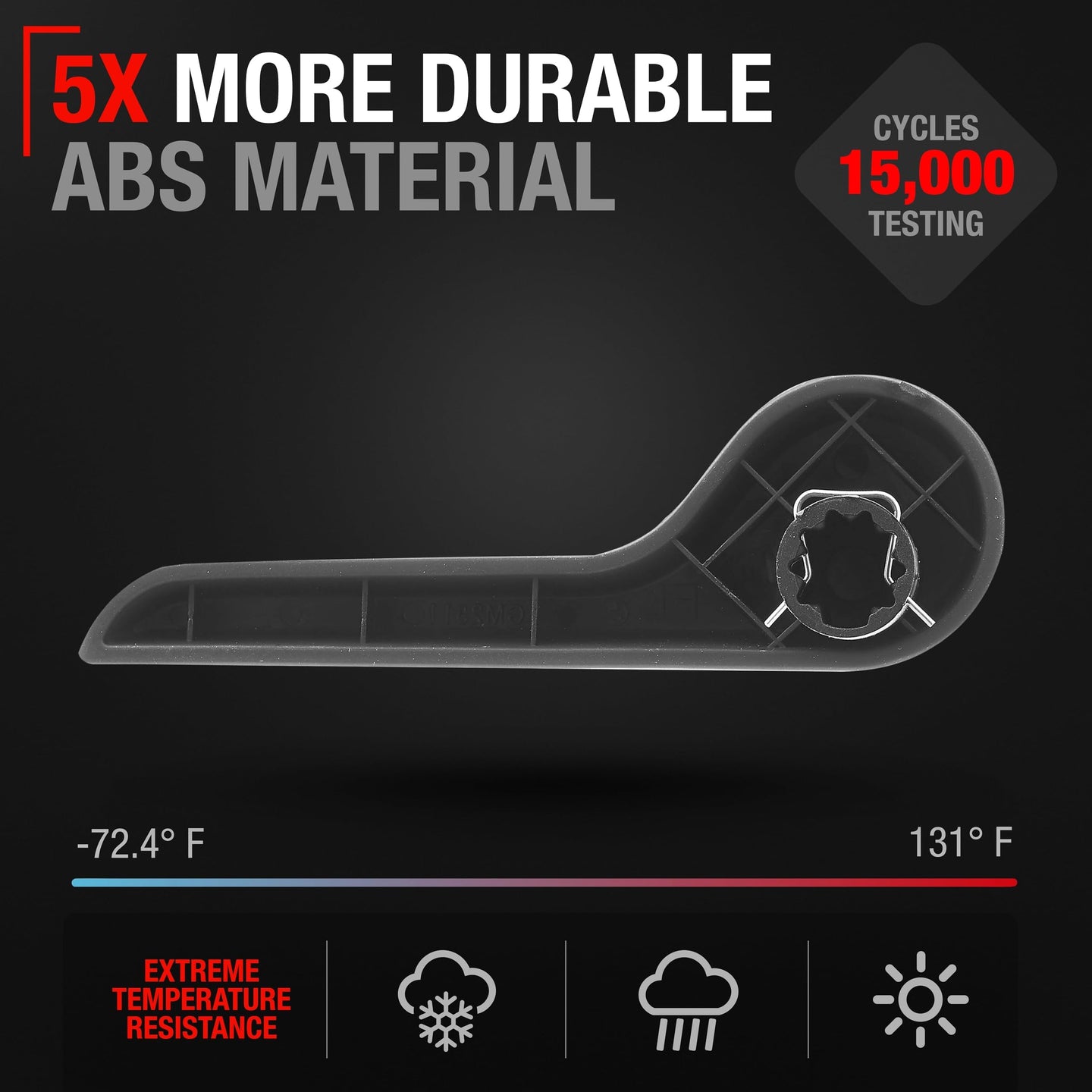 2007-2014 Chevrolet Avalanche Silverado Suburban GMC Sierra Yukon XL Seat Recliner Handle Front/Rear Left - Textured Black - Driver Recliner Handle