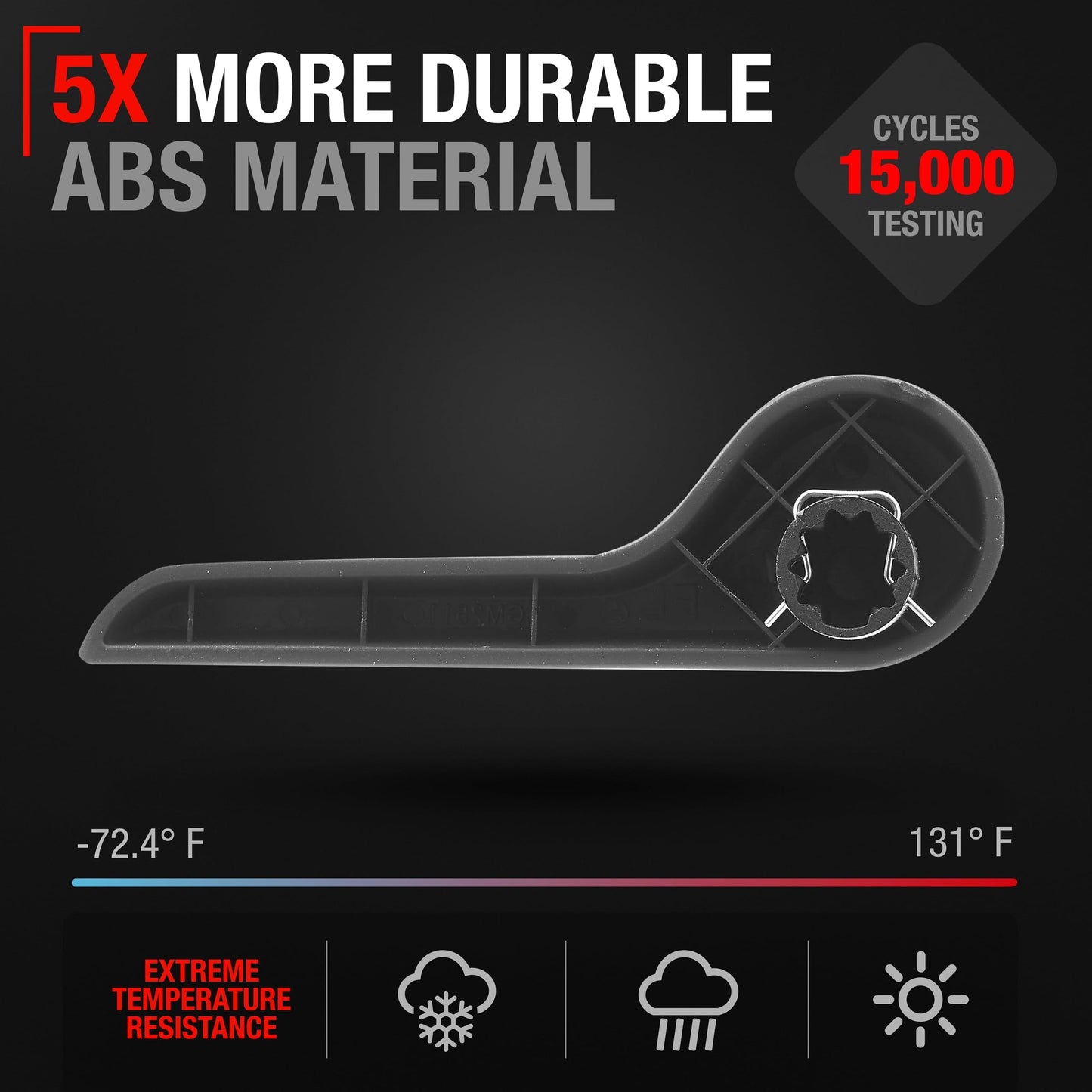 2007-2014 Chevrolet Avalanche Silverado Suburban GMC Sierra Yukon XL Seat Recliner Handle Front/Rear Left - Textured Black - Driver Recliner Handle