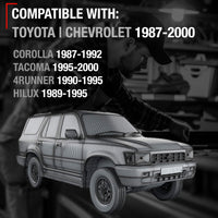 Toyota Corolla 4Runner Tacoma Pickup Geo Prizm Passenger Door Handle - Brown - Front & Rear - Brown,Passenger Door Handle