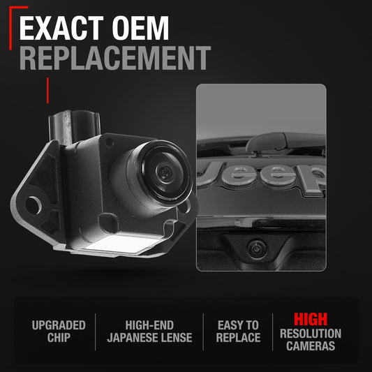Jeep Grand Cherokee Rear View Backup Camera - Reverse Park Assist - 2014-2015
