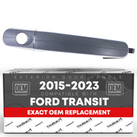 Ford Transit Passenger Door Handle Set - Hinged & Sliding - Textured Black - Exterior Driver Door Handle