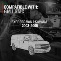 2003-2009 Chevrolet Express GMC Savana Exterior Rear Passenger Hinged Door Handle - Textured Black - Rear Right Handle