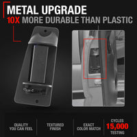 1999-2007 Chevrolet Silverado 1500 2500 GMC Sierra 1500 2500 3500 Extended Cab Rear Passenger Door Handle - Upgraded Metal - Right Side Ext Cab Handle (Metal)