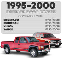 1995-2002 Chevrolet GMC C/K 1500-3500 Suburban Yukon Interior Door Handle - Upgraded Metal - Front/Rear Driver Side