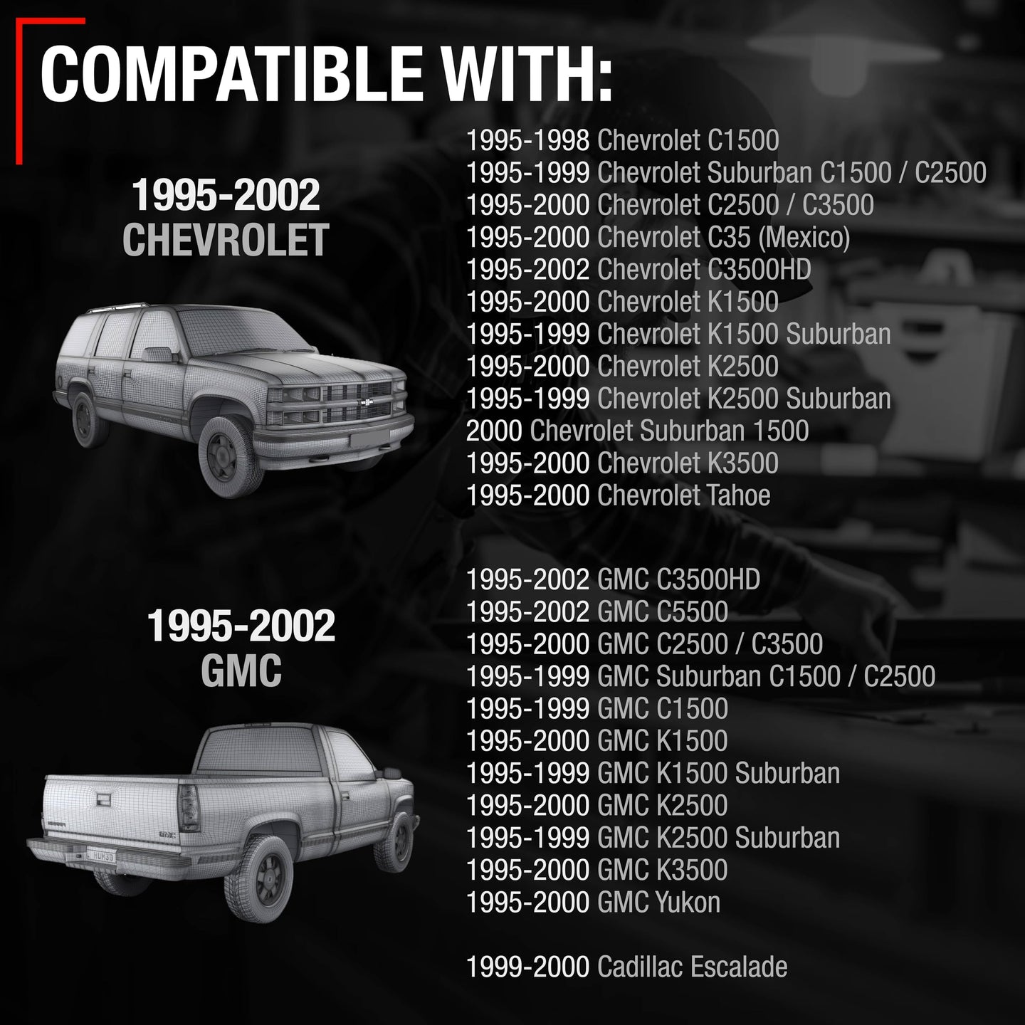 1995-2002 Chevrolet GMC C1500 K1500 C2500 K2500 C3500 K3500 C3500HD C5500 Suburban Interior Front/Rear Driver Door Handle - Blue - Front & Rear Left Side