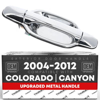 2004-2012 Chevrolet Colorado Rear Passenger Door Handle, All Chrome - Rear Passenger Side Handle