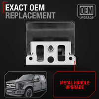 1999-2015 Ford F-Series Econoline Aerostar Interior Door Handle Upgraded Metal - Front or Rear Driver Side Textured Black - Front or Rear Driver Side Handle