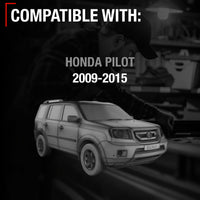 2005-2011 Toyota Tacoma Driver Side Mirror Replacement - Powered Adjustment, Manual Folding, Flat Glass - Smooth Black - Passenger Side Mirror