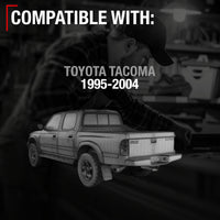 1995-2004 Toyota Tacoma Exterior Front Driver Door Handle Replacement - Chrome Lever Plastic - Front Driver Door Handle