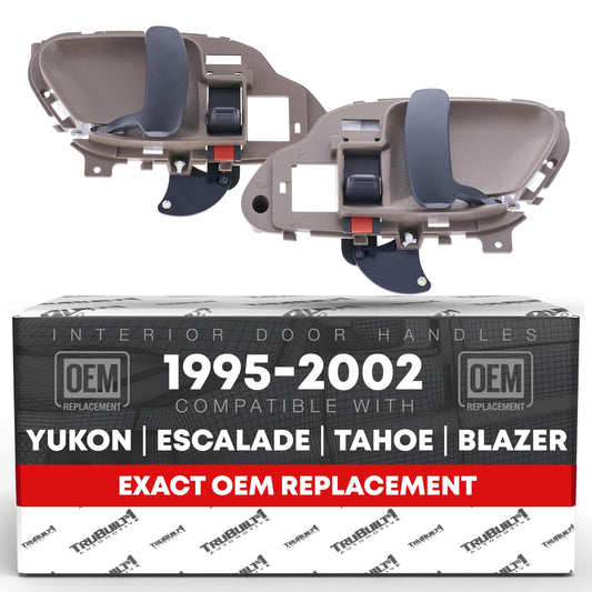 Chevrolet GMC C1500, K1500, Suburban, C2500, K2500, C3500, K3500, C3500HD, C5500 Interior Door Handle, Front/Rear Left & Right - Front/Rear Driver + Passenger Side