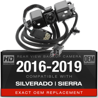 Backup Camera Compatible with 2016-2019 Chevy Silverado, GMC Sierra - OEM Replacement Reverse Camera 84062896, 590-111