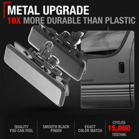 1985-1992 Chevrolet Astro GMC Safari 1990-1996 Pontiac Trans Sport Oldsmobile Silhouette Lumina Exterior Front Driver & Passenger Door Handle - Metal - Driver + Passenger Front Handle