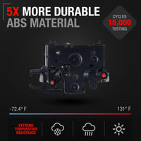 2002-2006 Chevrolet Avalanche 1500 2500 Cadillac Escalade EXT Tailgate Handle Assembly - Textured Black Liftgate Latch Handle - Black Handle