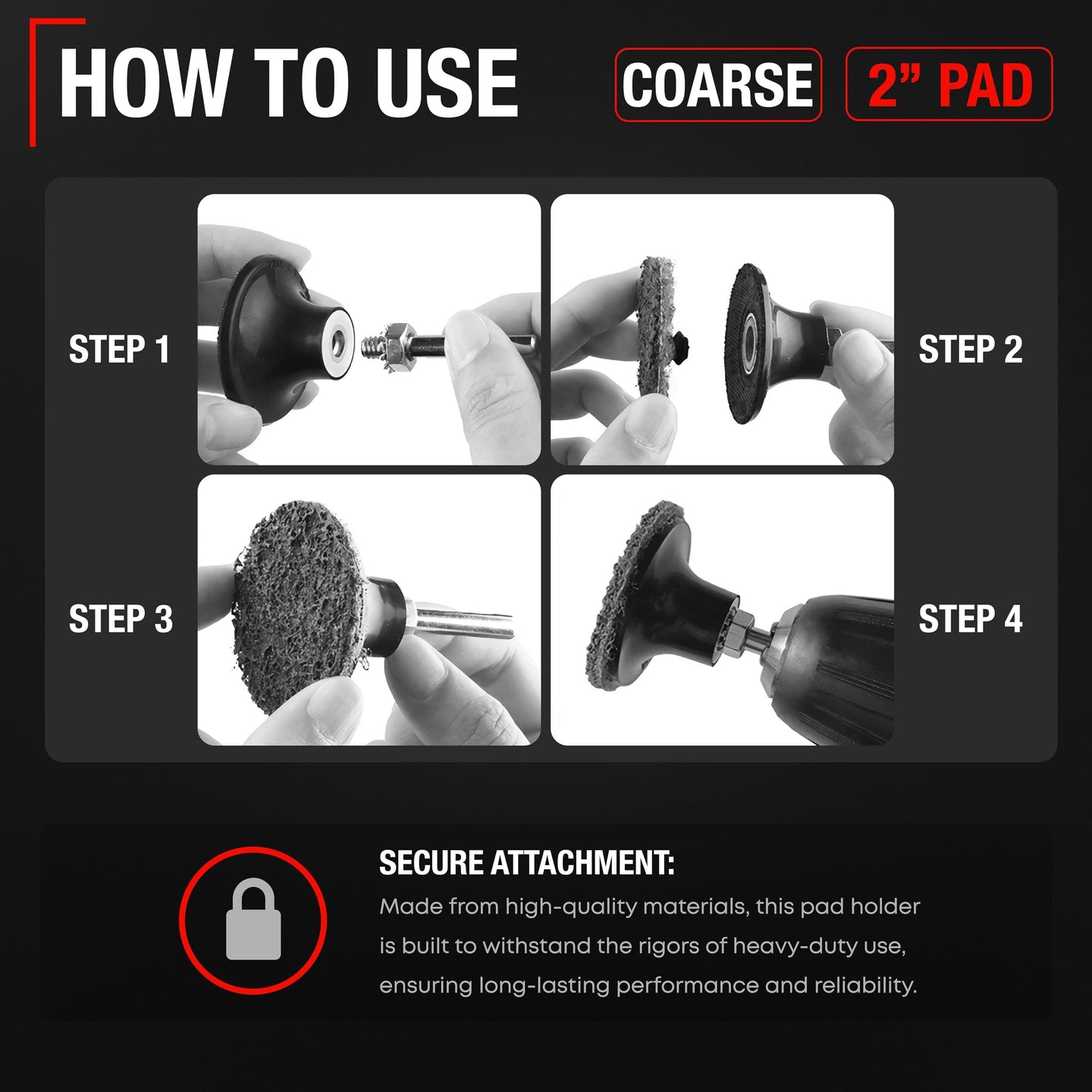 3M Roloc Surface Conditioning Disc SC-DR, 2", Pack of 25 - Type R - Rust Remover for Metal - Conditioning Disc Coarse 2"