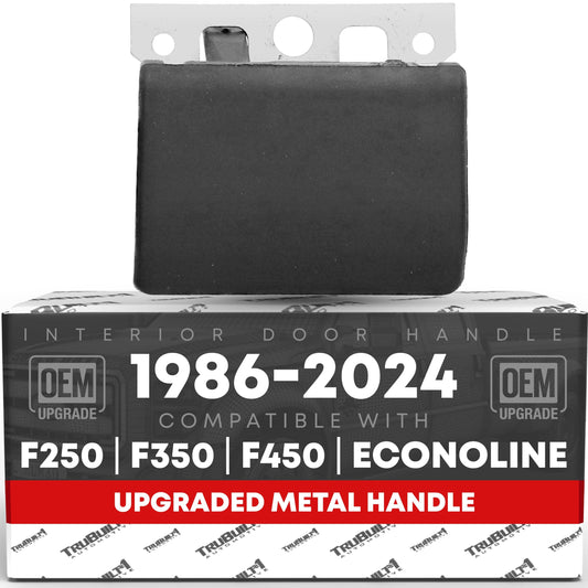 Ford F-Series Econoline Aerostar Interior Door Handle - Front/Rear Driver Side - Textured Black - Metal Upgrade - Front or Rear Driver Side Handle