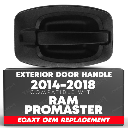 Exterior Rear Driver & Passenge Sliding Door Handle - Compatible with 2014-2018 Dodge RAM ProMaster 1500, 14-18 RAM ProMaster 2500, 14-18 RAM ProMaster 3500 - Textured Black - OEM FT3007A-M, 97736 - Left + Right Sliding Door Handle