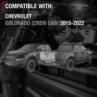 Chevrolet Colorado Exterior Rear Door Handle with Cover and Gasket (Crew Cab) - Rear Driver or Passenger Side Handle