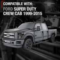 1999-2015 Ford Super Duty Rear Driver Door Handle Replacement - Crew Cab Configuration - Textured Black - Rear Driver Door