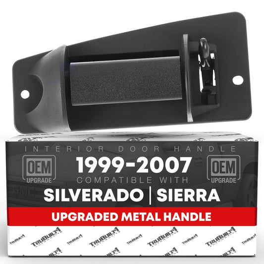 Chevrolet Silverado GMC Sierra Rear Driver Door Handle - Extended Cab - Upgraded Metal - Left Side Ext Cab Handle (Metal)