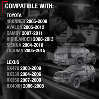 2005-2015 Toyota Tacoma Exterior Front Passenger Door Handle, All Chrome - Front Passenger Side Handle